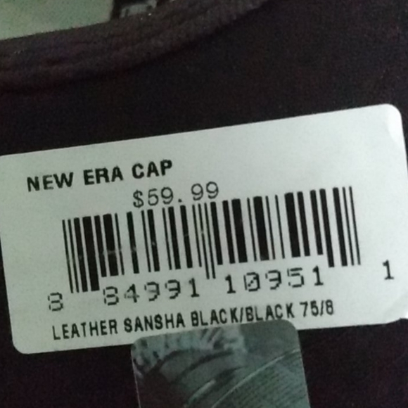 New Era leather fitted cap 7 5/8 - Picture 7 of 7